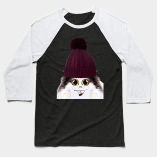 FUNNY CAT - HAT WOOL Baseball T-Shirt